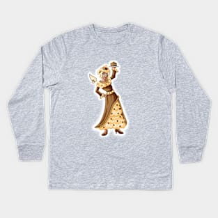 Coffee Walnut Cake - Sweet Fairies Kids Long Sleeve T-Shirt